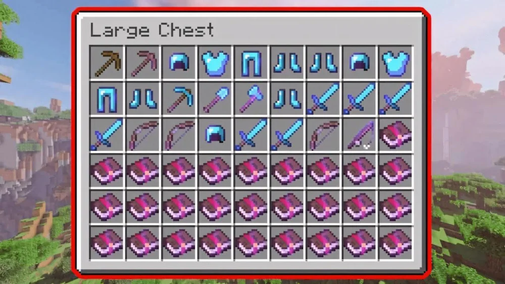 Minecraft Enchanting phù phép tăng sức mạnh