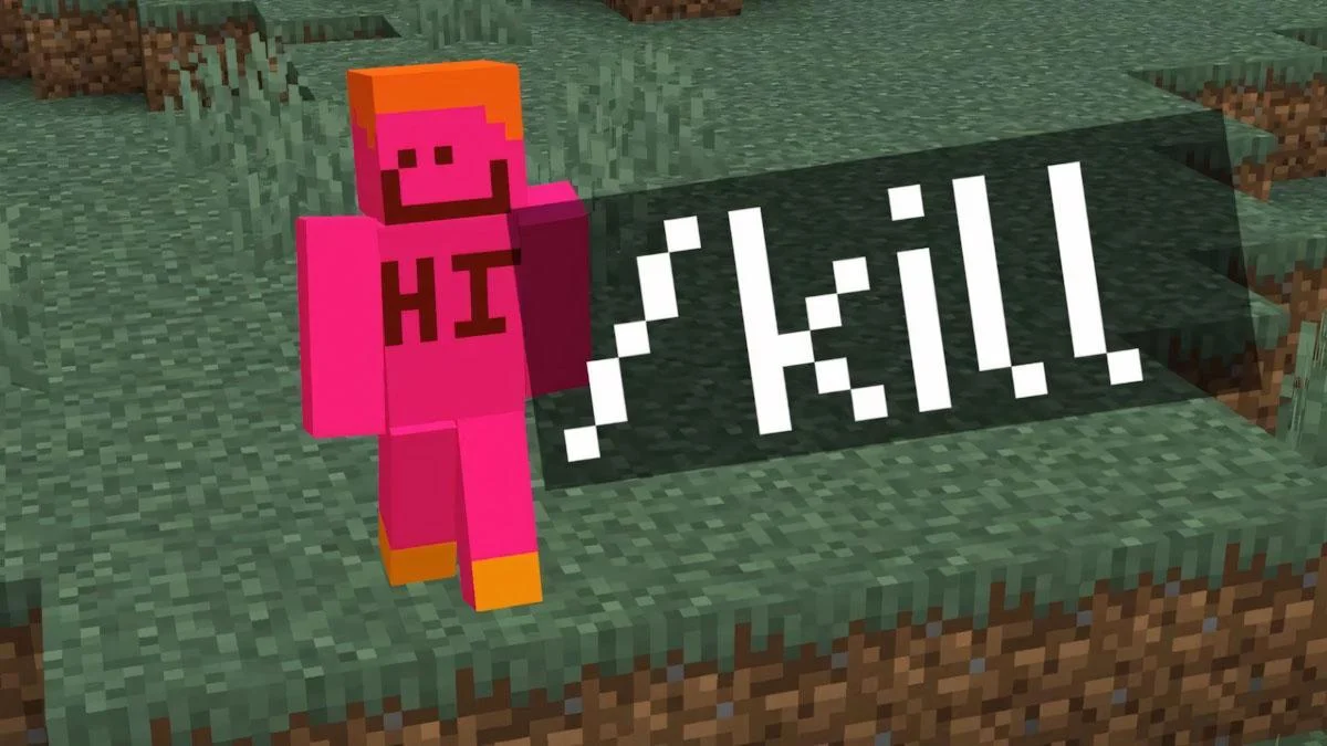 Dùng lệnh kill Minecraft để tiêu diệt mob và người chơi