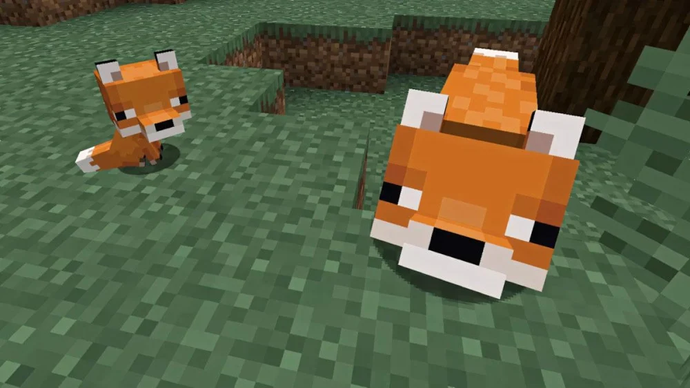 Cáo Minecraft là mob bị động sống theo đàn