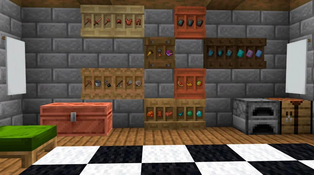 Giáp đồng và công cụ đồng xuất hiện trong Minecraft 1.21.111