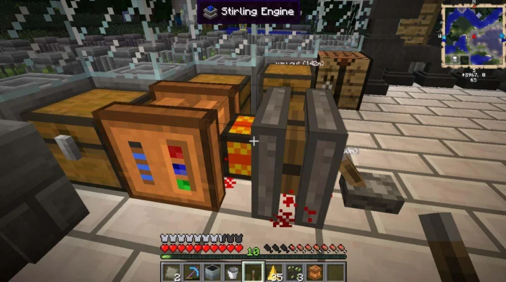Khối chức năng mới cho phép tự động sản xuất vật phẩm thông qua mạch điện Redstone