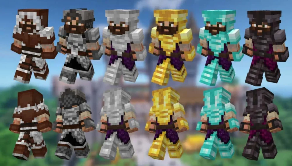 Armor Trims cho phép trang trí giáp với nhiều hoa văn riêng.