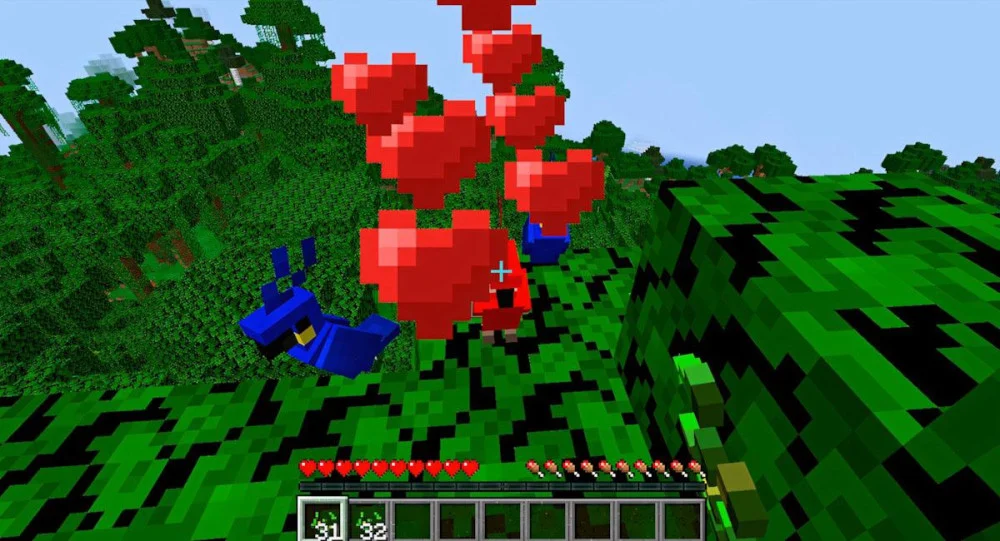 Minecraft vẹt thuần hóa bằng hạt giống rừng
