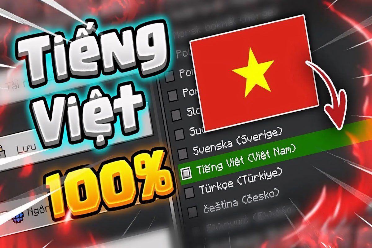Hỗ trợ tiếng Việt cho Minecraft