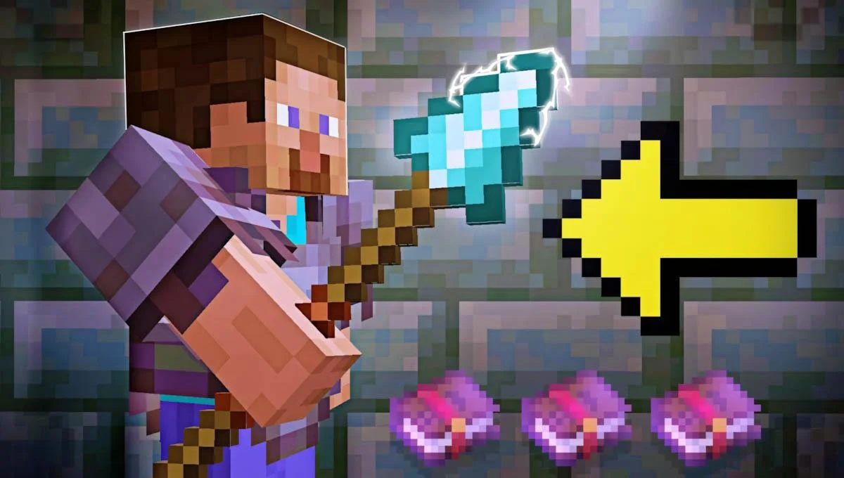 Minecraft giới thiệu Spear với bảy cấp vật liệu chế tạo mạnh mẽ